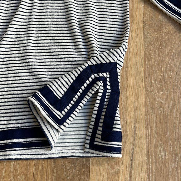 NWT cabana Life navy stripe terry tunic. UPF 50+ - Picture 2 of 9